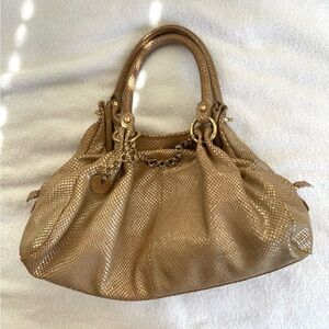 Beautiful Perlina Shimmering Gold Shoulder Bag
